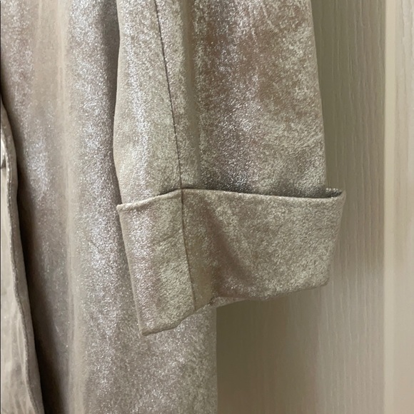 Zara metallic blazer coat dress jacket - Picture 4 of 6